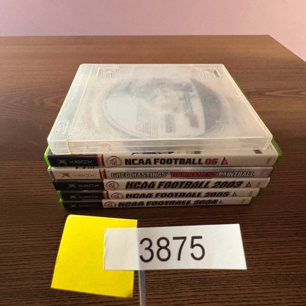 Xbox Games Lot 6 NCAA Football 2003-06 Paintball Baseball 2K3 Bundle Good Sports